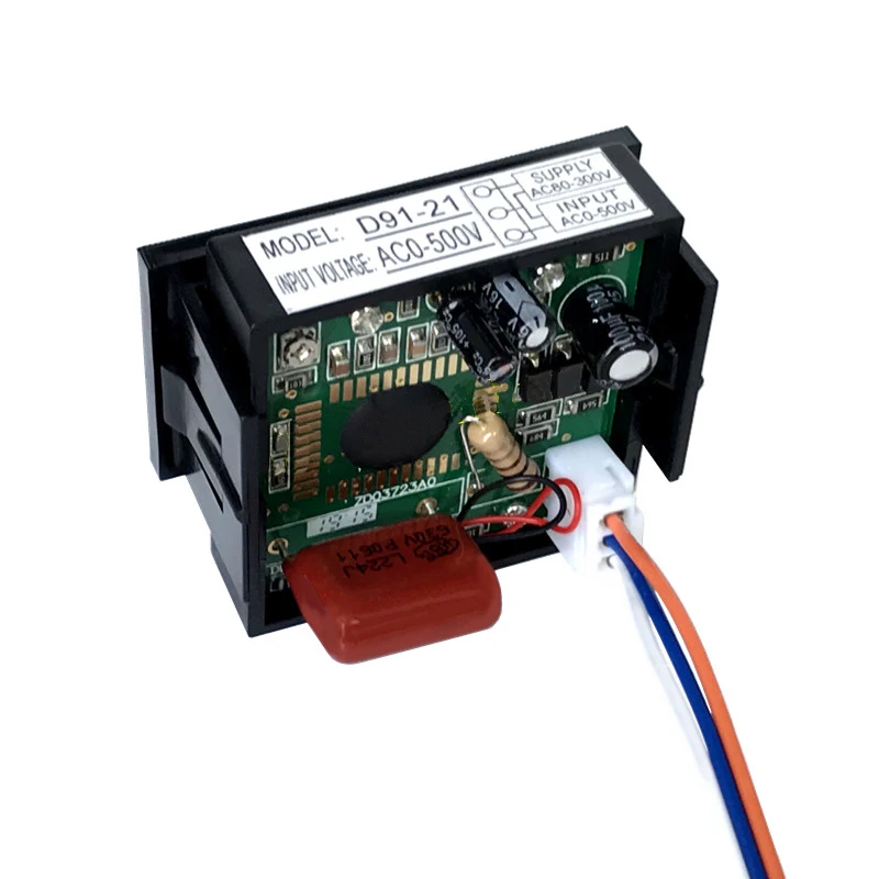 Mini AC80-300V AC โวลต์มิเตอร์ดิจิตอล AC0-500V แรงดันไฟฟ้า Regulator จอแสดงผล LCD เครื่องมือวัด