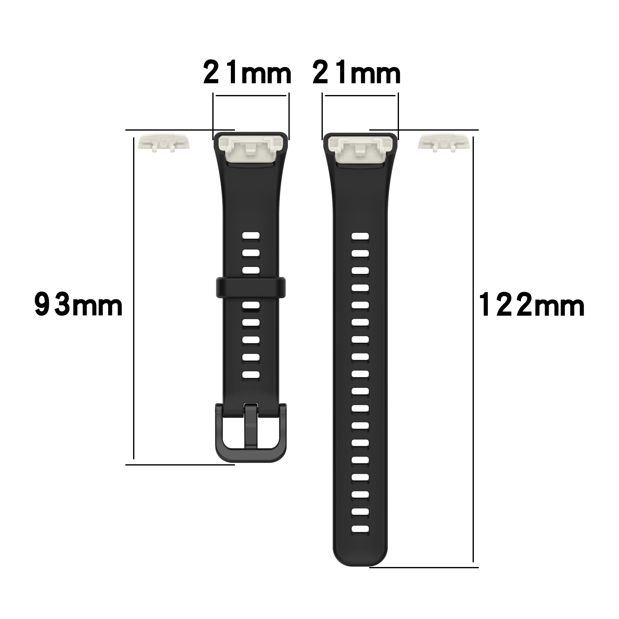 Vele Kleuren Nieuwe Siliconen Horloge Bandjes Voor Huawei Honor Band 6 Smart Horlogeband Vervanging Armband Voor Huawei Band 6 Verstelbare