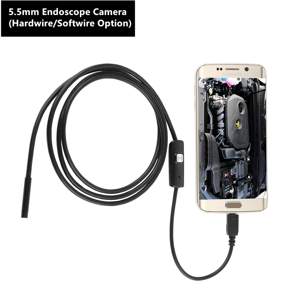 

5.5mm Endoscope Usb Android Ear Endoscopio Wifi Security Snake Inspection Camera Endoscoop Kablo Endoskop Kamera Inspekcyjna