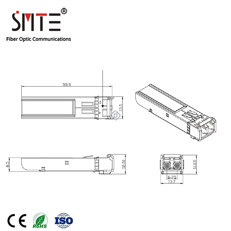 New J9150D SFP+ 10GBASE-SR 850nm 300m LC 10G Multimode Module SFP+ Optica Fiber Transceiver