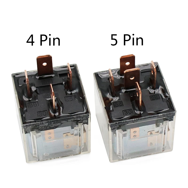 1pcs Automotive Relay 12V 100A 5Pin SPDT High Capacity Switching Car Control Device Car Relays DC 24V