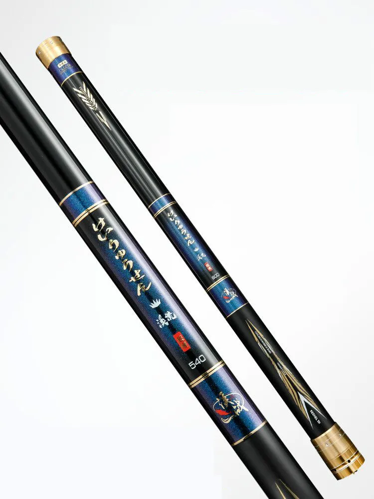 2.7m-10.0m Stream Rod Carbon Fiber Telescopic Fishing Rod Super Hard Ultra Light Carp Wedkarstwo Olta Short Section Hand Canne