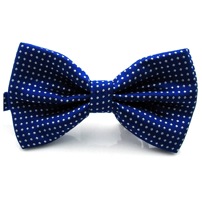 Butterfly Various Multicolor Dots Geometric Pattern Mens Pre-Tied Ajustable Silk Blend Wedding Bow Tie