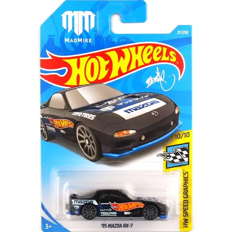 Hot Wheels 1:64 Car 95 MAZDA RX-7  Metal Diecast Model Car Kids Toys Gift