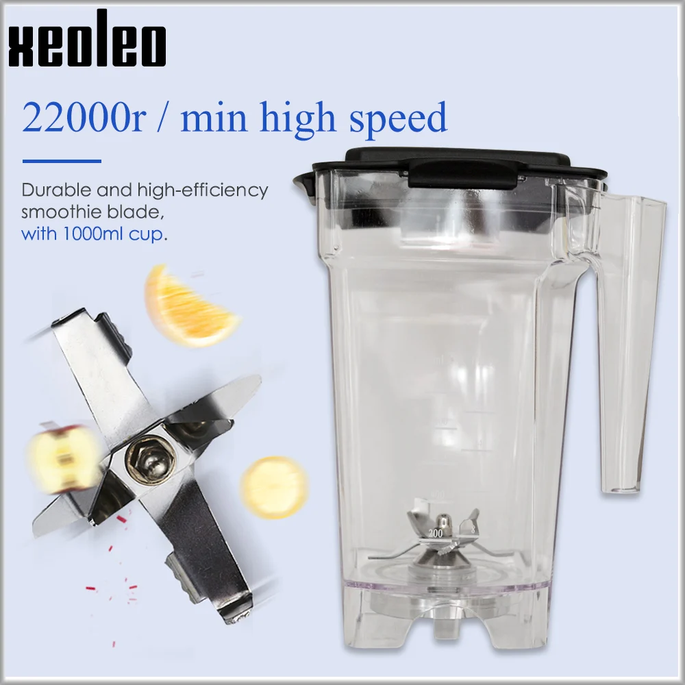 Xeoleo Lebensmittel mixer Kommerziellen mixer 1500w Sound isolierung Lebensmittel Prozessor Smoothie Maker Stumm Entsaften maschine mixer