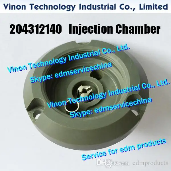 204312140 edm Injection Chamber Lower Ø70x44L for ROBOFIL 100,200,400. Charm illes 431.214,204.312.140,200420451,420.451,430.629