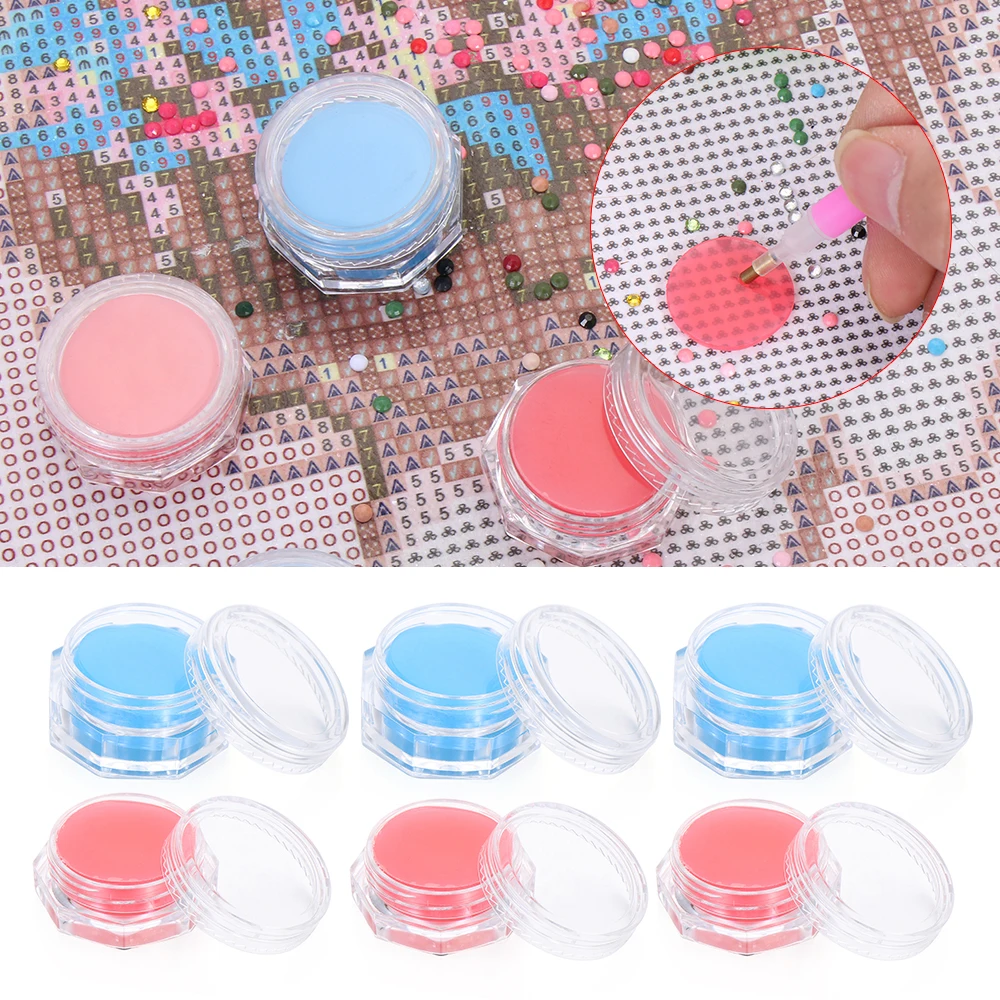 3Pcs/Box Diamond Painting Glue Clay DIY Crafts Cross Stitch Accessories Sticking Handcraft Nail Art Tools Dotting Clay