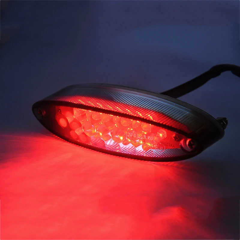 Hot sale 1 pc Motorcycle Bike Rear Tail Stop Red Light Lamp  braking light for Dirt Bike taillight rear lamp