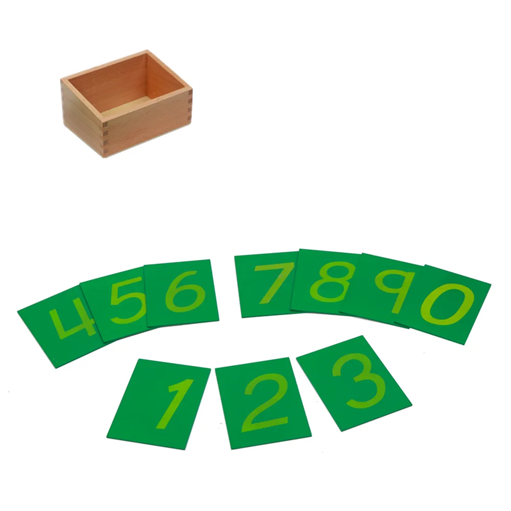 Papier ścierny numery Puzzle Montessori materiał matematyczny dzieci 0-9 zasoby edukacyjne wczesne dzieciństwo edukacja zabawka pisanie przygotowanie