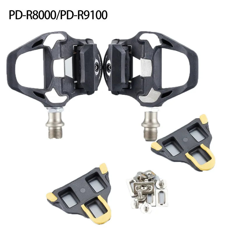 

PD-R8000 Pedal Carbon Fiber Road Bike Bicycle W/ SM-SH11 Cleats Bikes SPD-105/R7000 R8000 R9100 Pedal Ut Self-locking