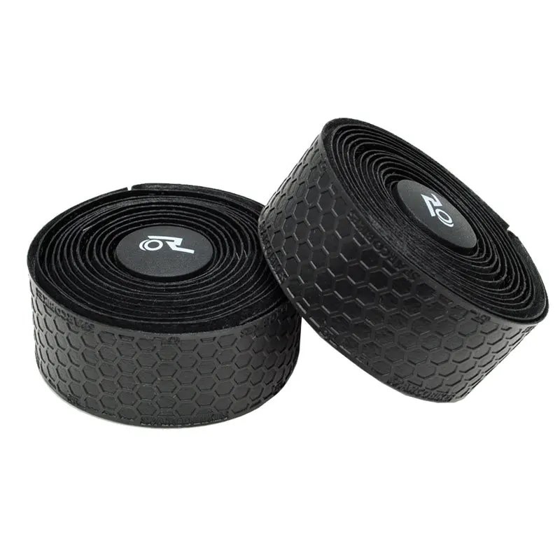 

Wet PU honeycomb pattern road bike grip with wear-resistant, non-slip, sweat-absorbent, environmentally friendly bicycle curved