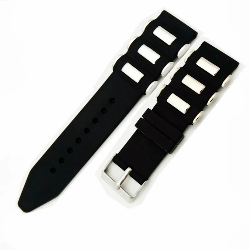 

22mm 24mm 26mm Watch Band Silicone Rubber Watchband For Pam For Samsung Gear S3 Classic / Frontier Wrist Strap Bracelet Replace