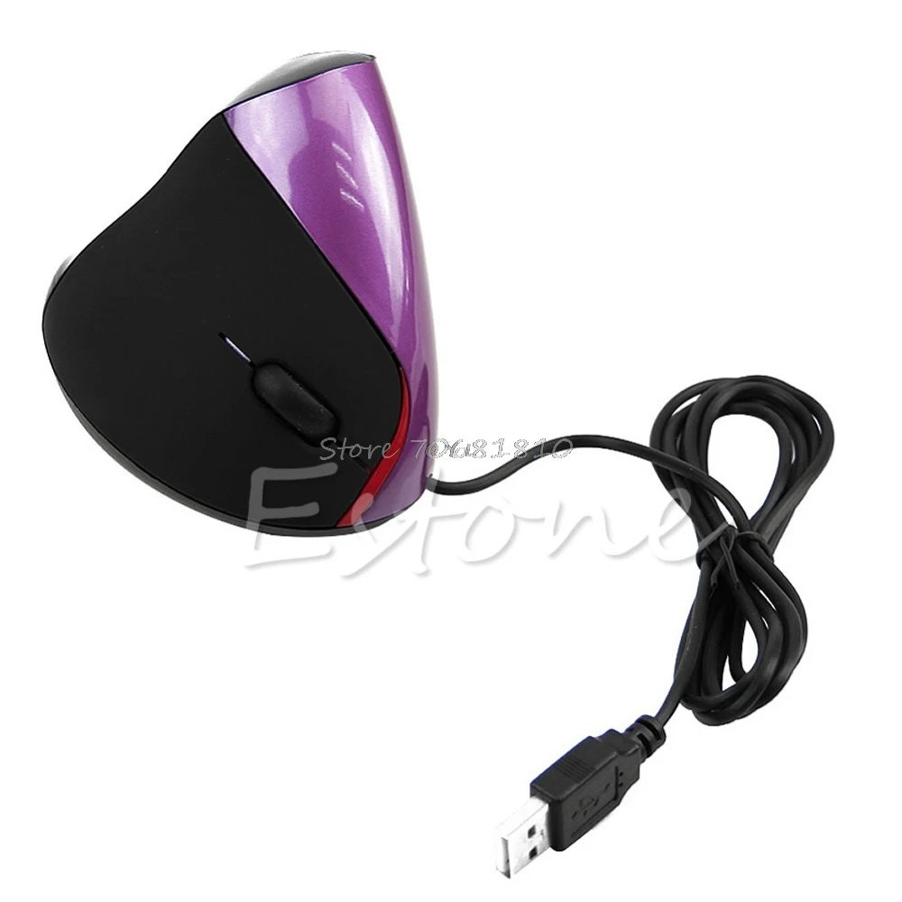 Ergonomisches Design USB Vertikale Optische Maus Handgelenk Healing Für Computer PC Laptop Drop Shipping