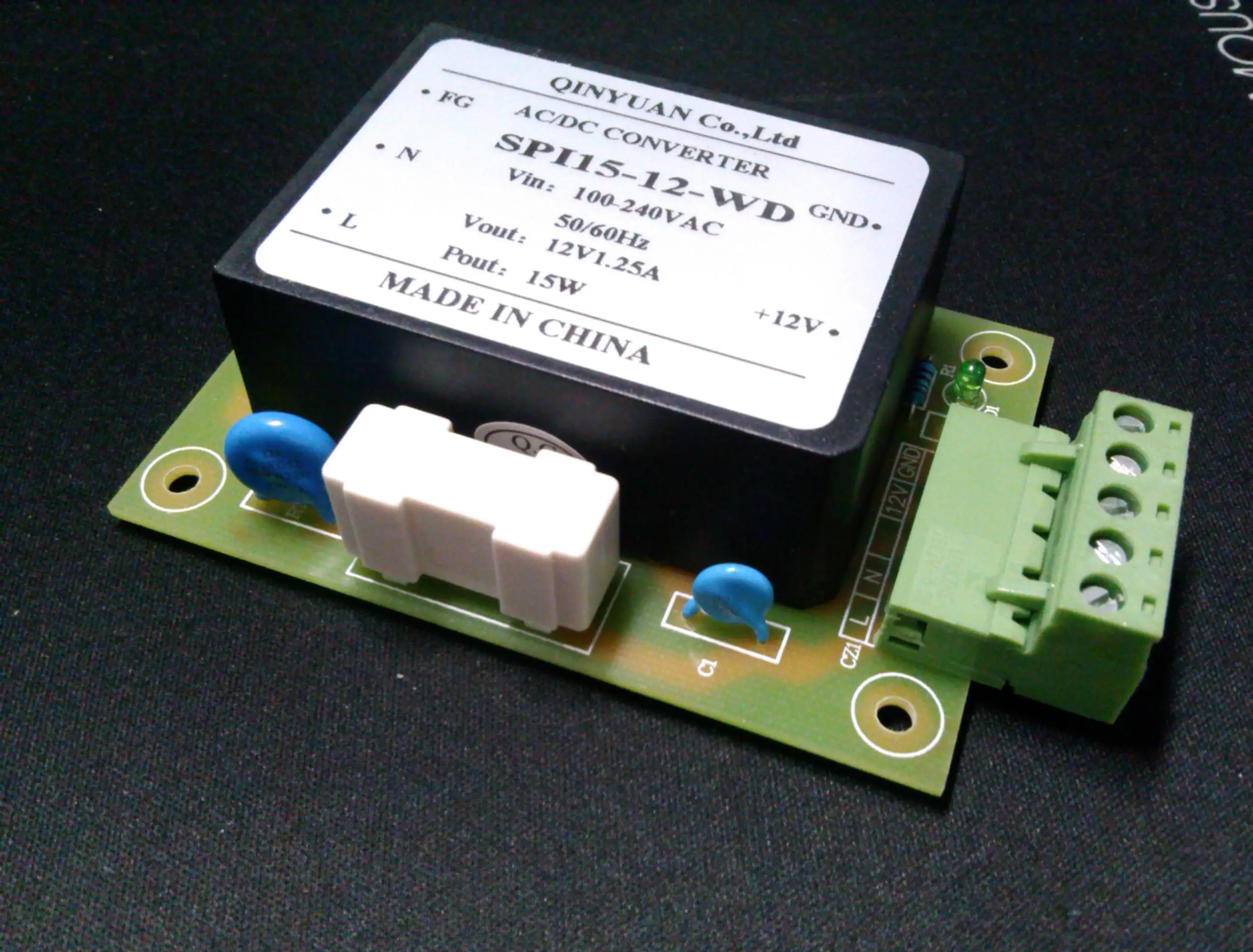 Power module 220v 12v 1.25A 15W SPI15-12 explosion-proof monitoring dedicated industrial grade