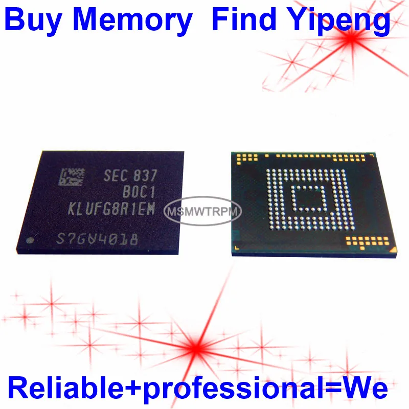 KLUFG8R1EM-B0C1 153FBGA UFS2.1 2.1 512GB Mobilephone Memory New original and Second-hand Soldered Balls Tested OK