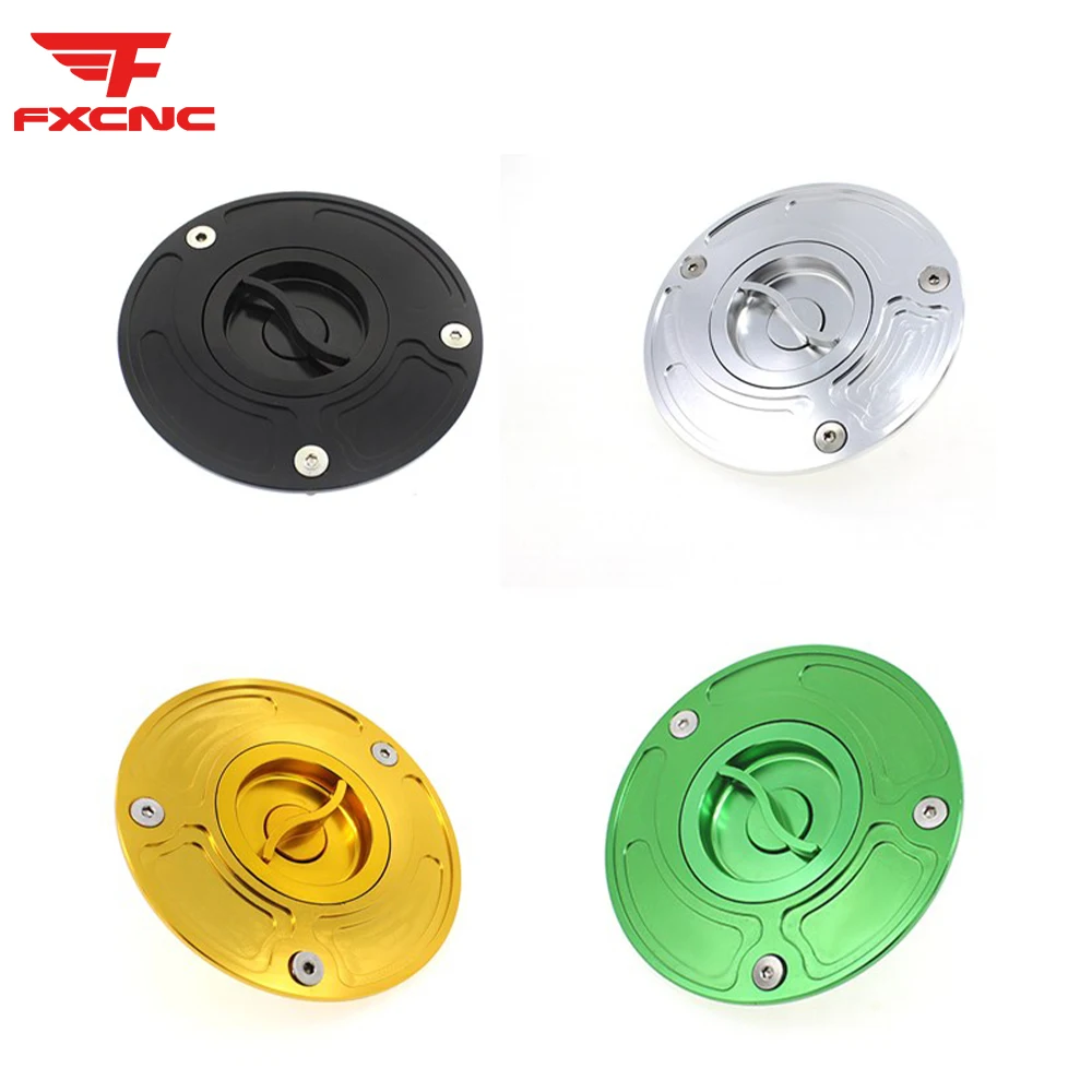 For Suzuki GSXR 600 GSXR600 GSXR 750 GSXR750 2004 - 2013 2012 2011 Aluminum Motorcycle Gas Cap Tank Fuel Oil Cover Fuel Cover