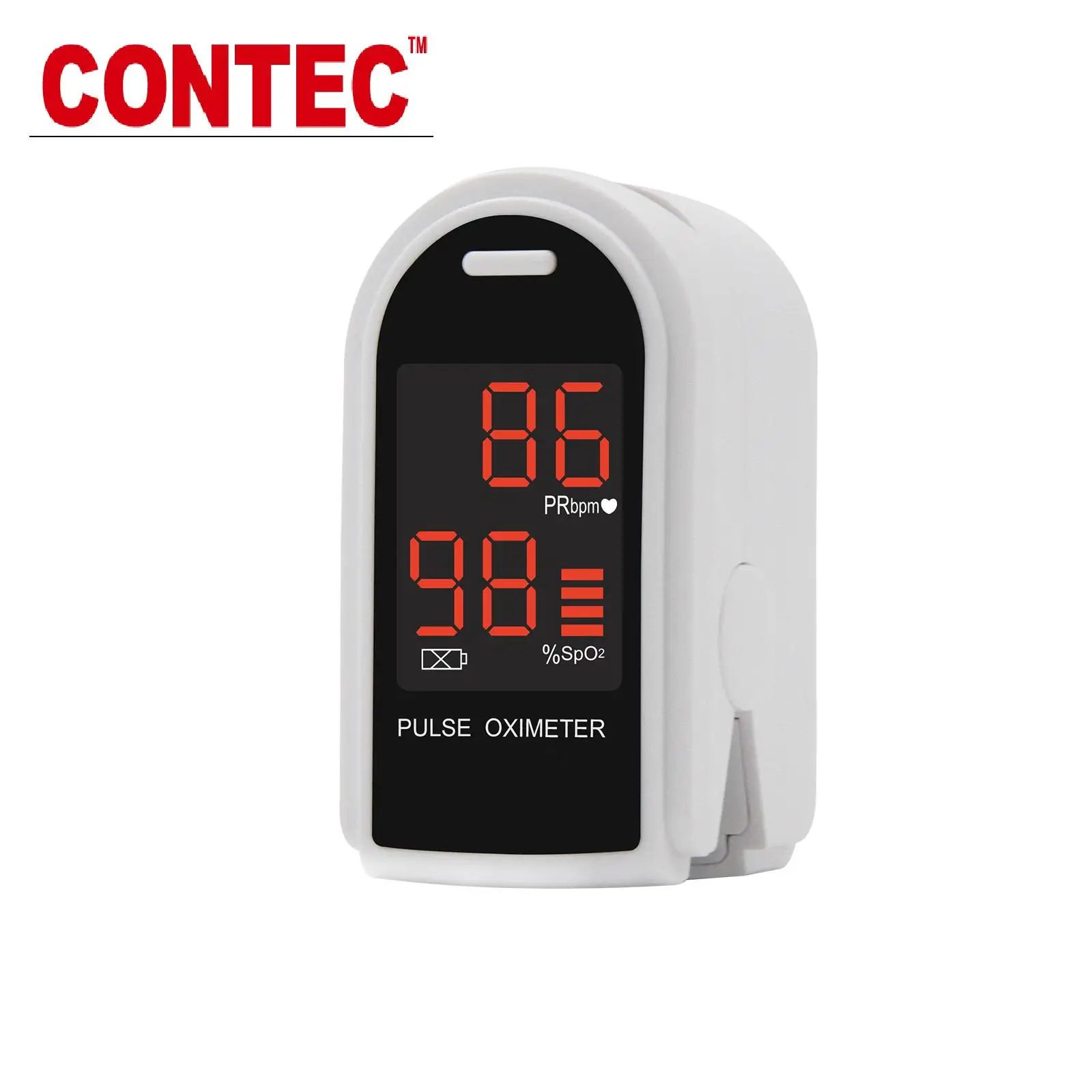 CONTEC  Finger Pulse Oximeter SpO2 Monitor Blood Oxygen Sensor O2  Heart Rate CE