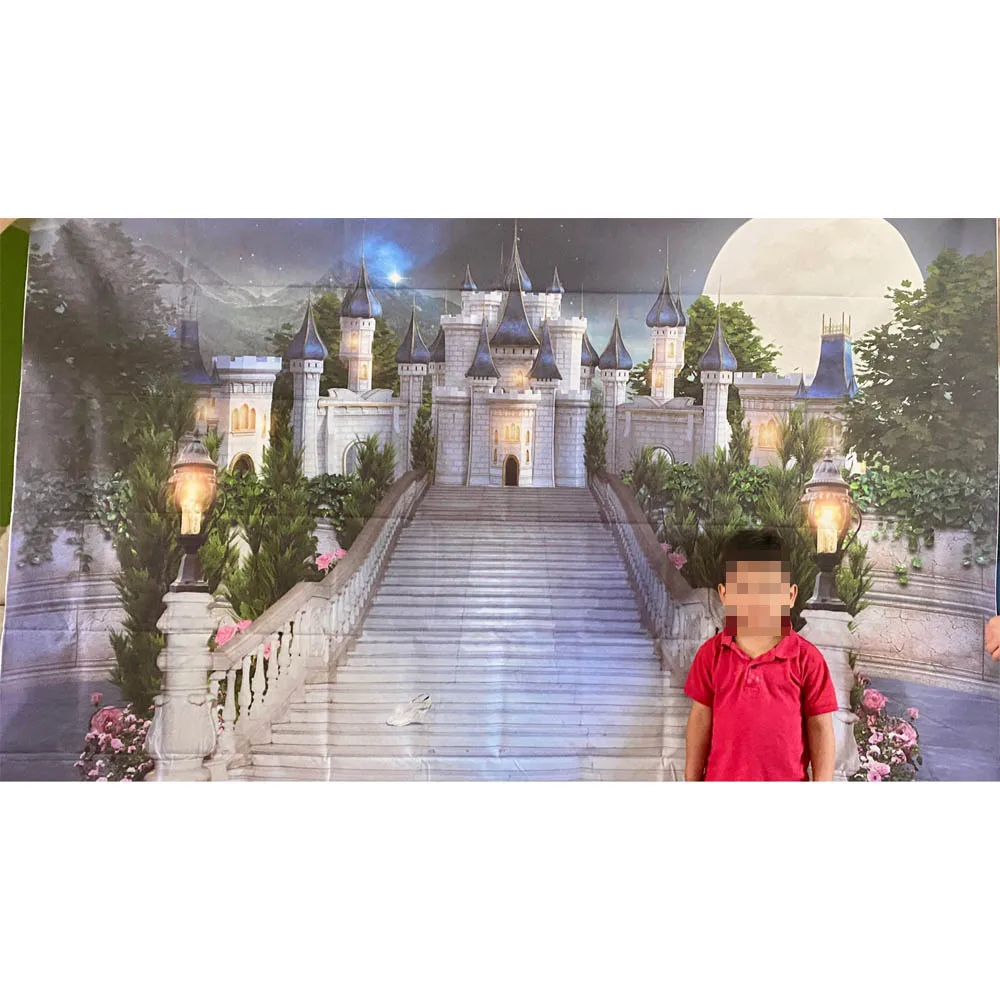 DegradTale-Toile de Fond de Château pour ixd'Anniversaire, Décorations de Fleurs, Accessoires Photo de ixPréChristophe, Fond de Stand de Studio