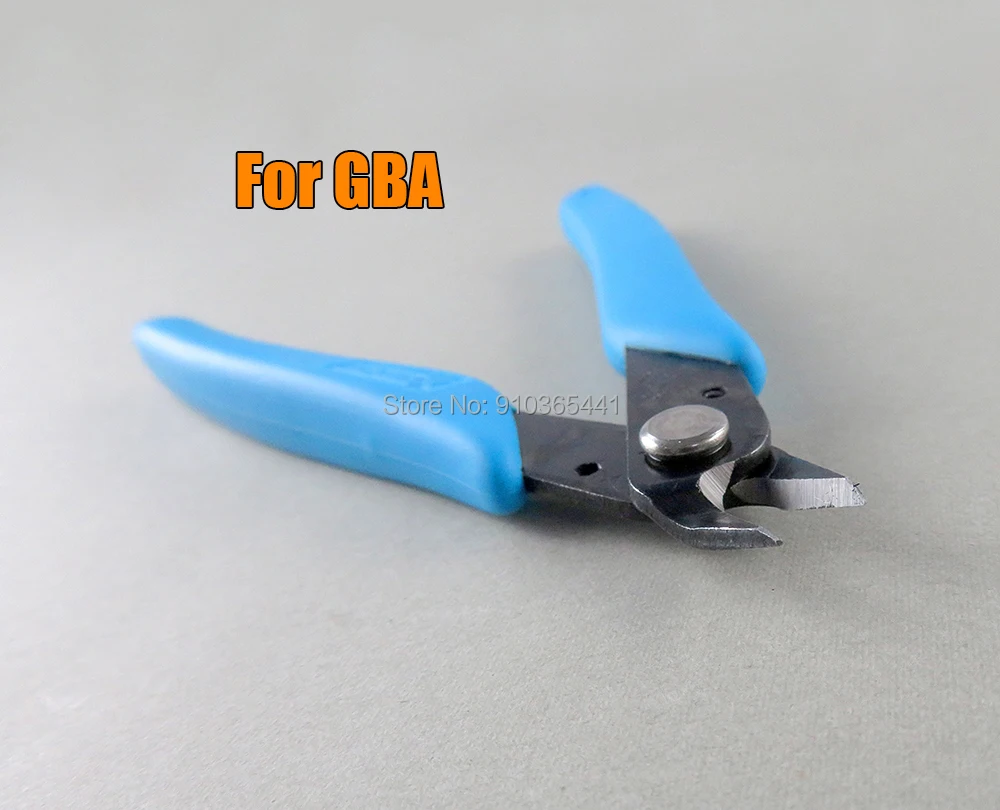 

10 шт. для улучшения ярких плоскогубцев для экрана, инструменты для обслуживания игр, диагональные плоскогубцы для отделки корпуса GBA, плоскогубцы для резки проволоки