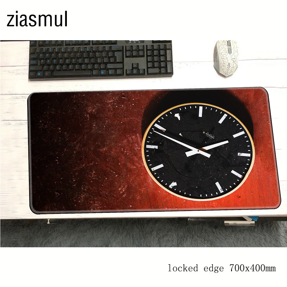 Коврик для мыши с часами 700x400x2 мм, коврики для компьютерной мыши, игровые аксессуары, коврик для мыши locrkand, игровой коврик для клавиатуры и игр