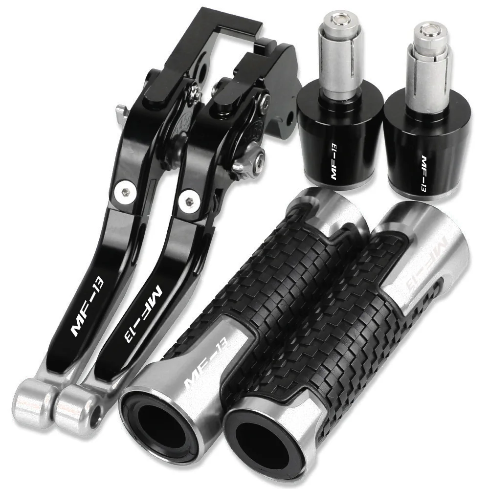 

MF 13 Motorcycle Aluminum Adjustable Extendable Foldable Brake Clutch Levers Handlebar Hand Grips ends For HONDA MF13 2018