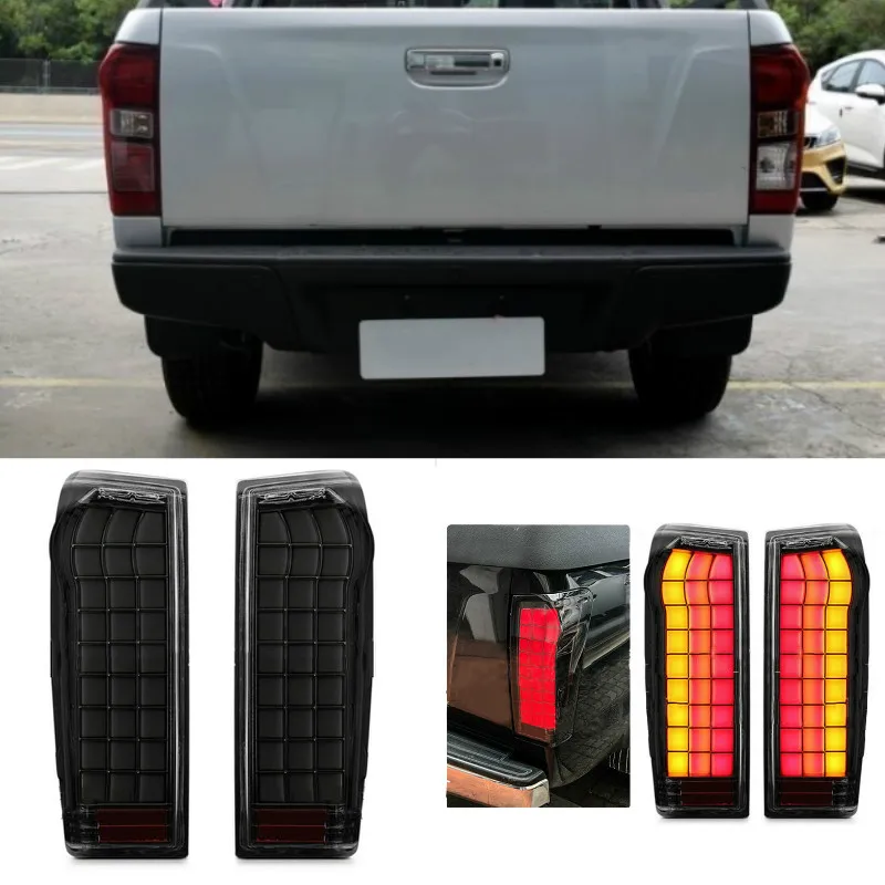 Right/Left Tail Light Rear Lamp LED For Isuzu DMax D-Max Ute 2012 2013 2014 2015 2016 2017 2018 2019 4300-5400K Auto Car Styling