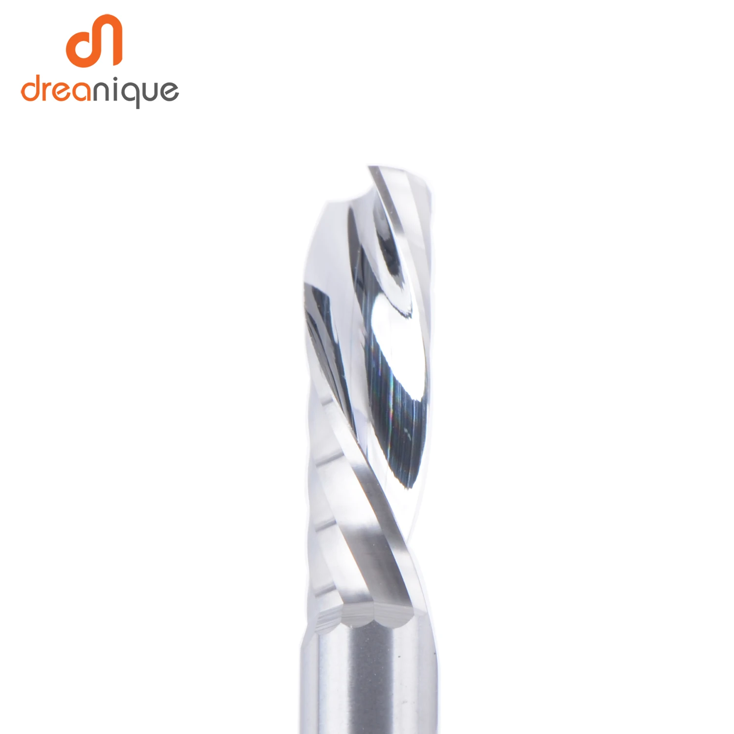 Imagem -04 - Aaaaa Única Flauta Espiral Fresa 3.175 Haste Espiral Moinho de Alumínio Cnc Gravura 3d Escultura Bit para Trabalhar Madeira para Baixo Corte 1pc