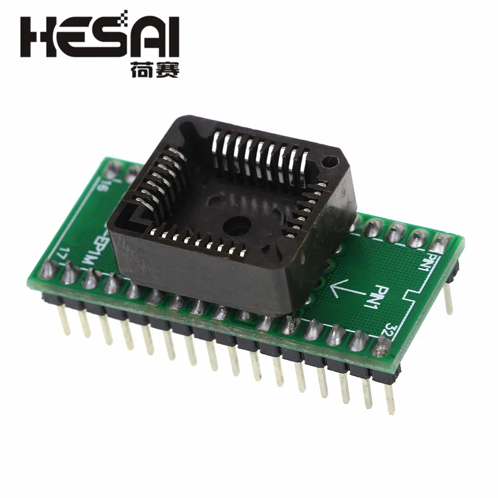 PLCC32 do DIP32 uniwersalny programator USB adapter IC gniazdo testowe dla TL866CS TL866A EZP2010 G540 SP300
