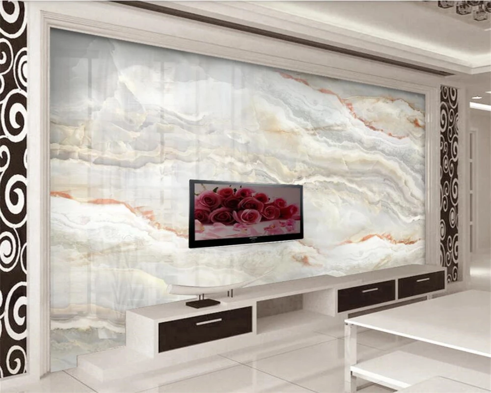 

beibehang Custom Wallpaper Photo wall mural wallpaper European marble texture TV background wall 3d wallpaper papel de parede