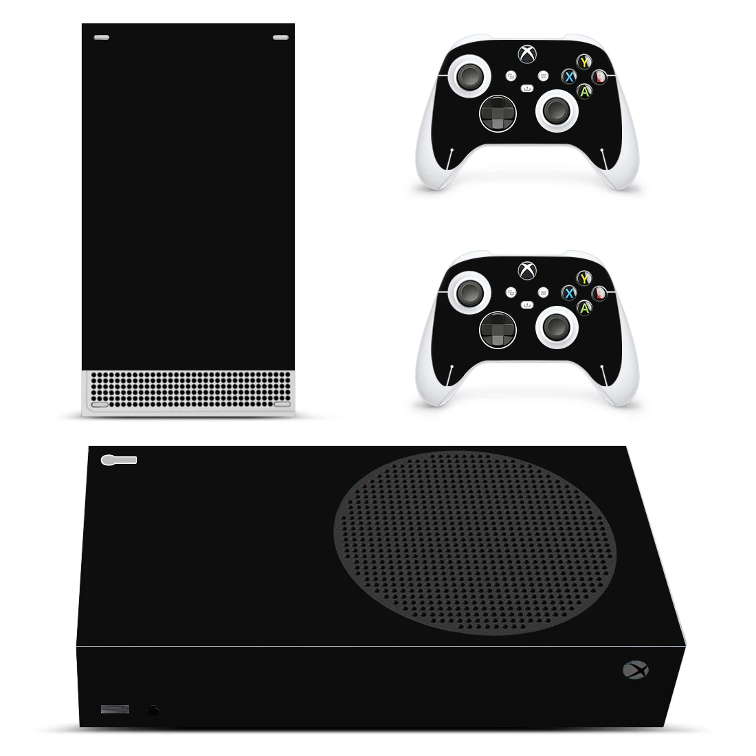 Black Style Xbox Series S Skin Sticker for Console & 2 Controllers Decal Vinyl Protective Skins Style 1