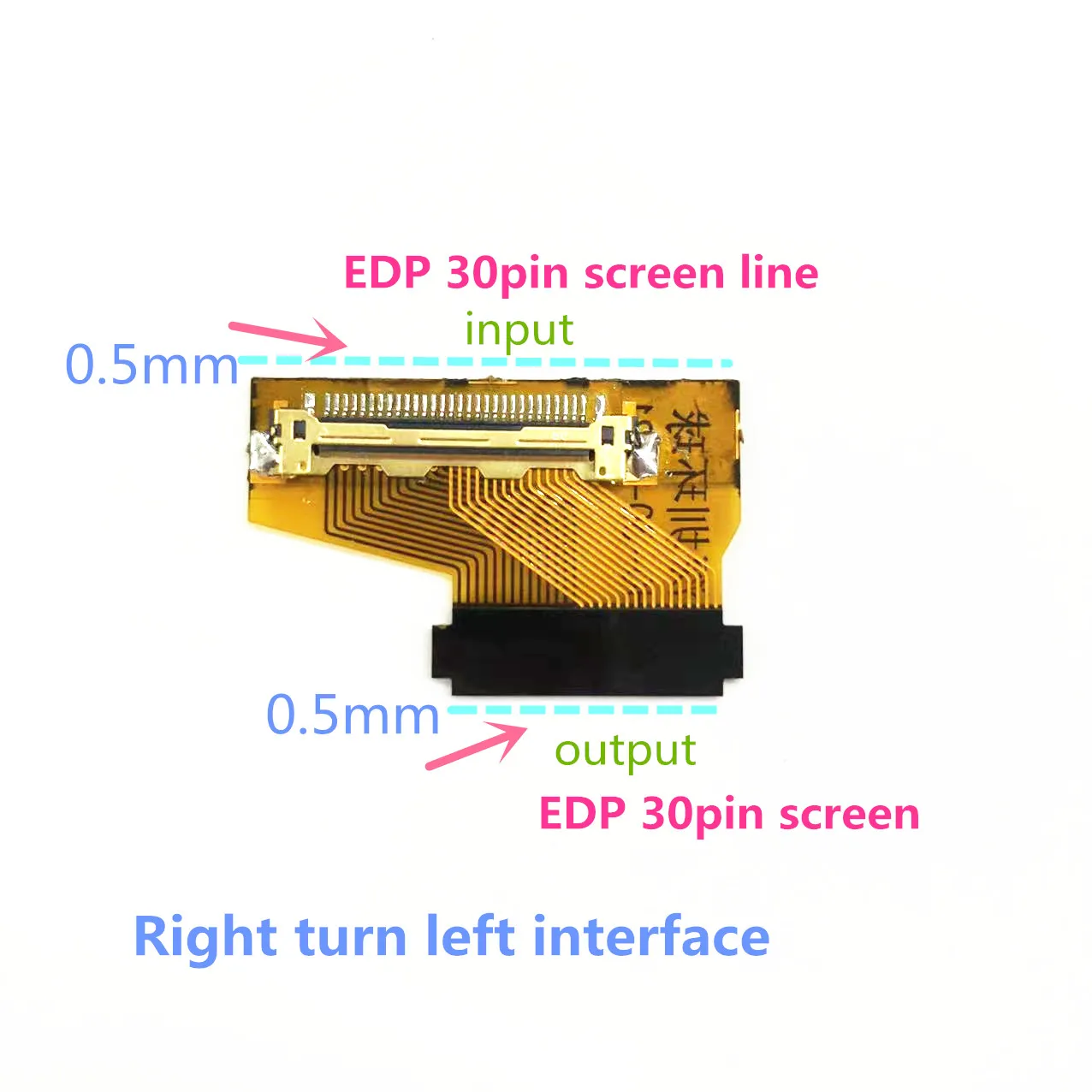 laptop laneso～1/ 2 lanes LED screen HQ S40 30 edp 0.4mm 0.5mm 30pin to 40pin 40 to 30 pin converter cable cord adapter connector