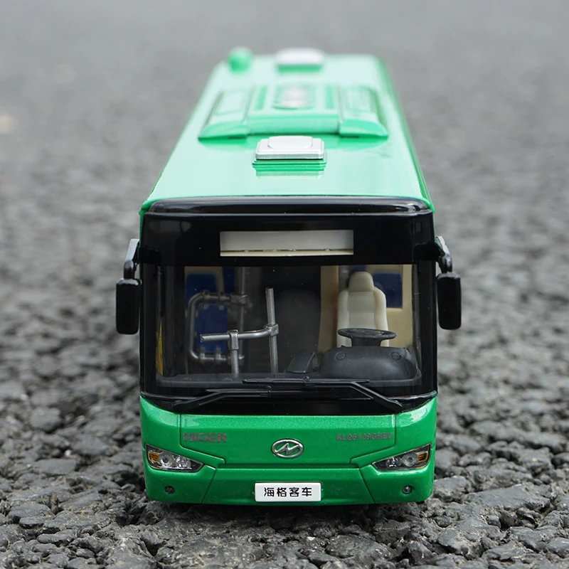 Original 1:42 Suzhou Jinlong Haiger Bus B92H Haiger New Energy Bus Bus Model