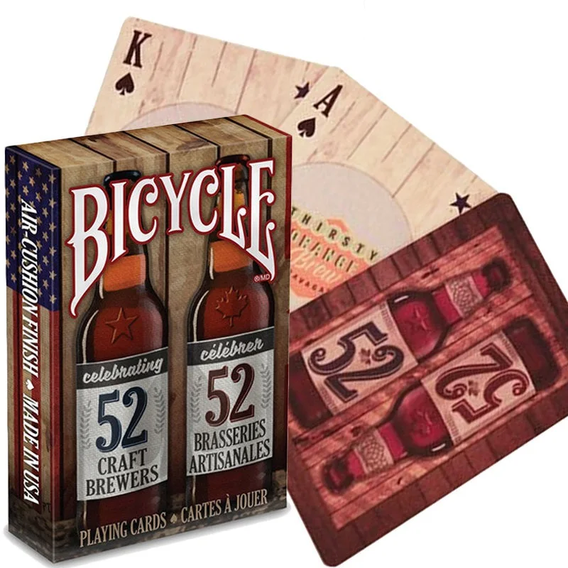 Bicycle Craft Beer Spirit of North America V2 Playing Cards breweries Deck Poker Magic Cards Magic Tricks Props for Magician