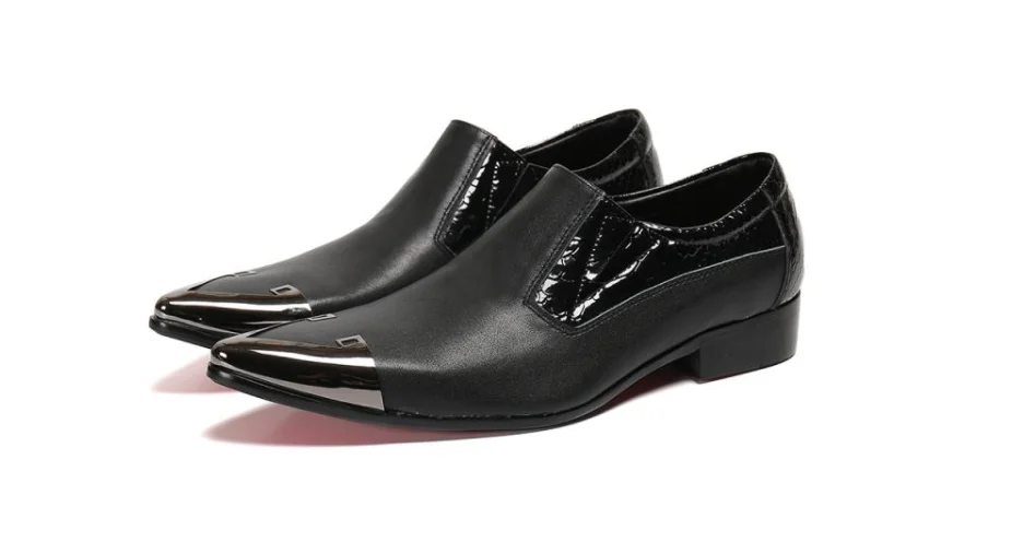 

Luxury New Fashion Oxford For Men Wedding Dress Office Social Shoe Male Formal Men's Shoes Genuine leather zapatos hombre