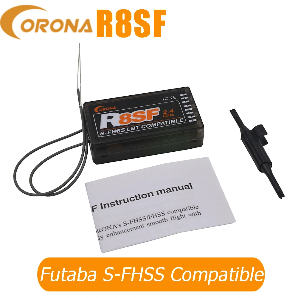コロナ 2.4GHz R4SF R6SF R8SF C4SF-HV S-FHSS/FHSS 互換受信機 FUTABA