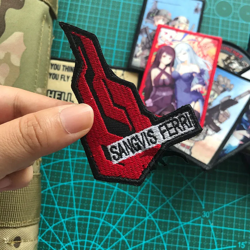 Girls Frontline Morale Badge Badge 404 Squad Armband Backpack Badge PasteTactical Sticker Patches For Clothing