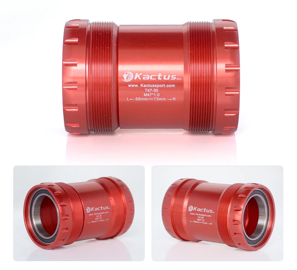 Keramik-Innenlagergehäuse, Breite 68/73 mm, T47-24/30 mm/DUB, alle Serien mit Gewinde, passend für Shimano/SRAM/SRAM-DUB Fahrradkurbelgarnituren – Detail 14
