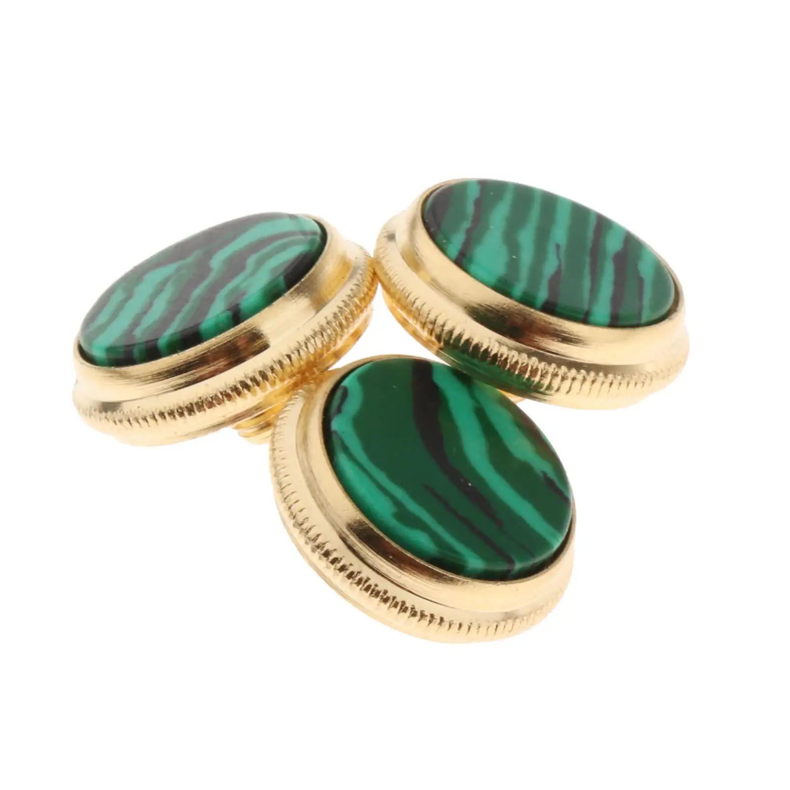 3pcs Trumpet Finger Buttons Trumpet Cap Valve Cap Screw Cover Bass Instrument Repairing Parts for Trumpet Lovers