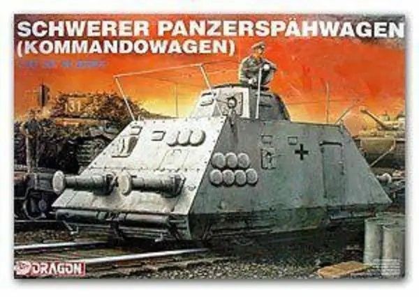 

DRAGON 6071 1/35 scale SCHWERER PANZERSPAHWAGEN KOMMANDOWAGEN (KOMMANDOWAGEN)