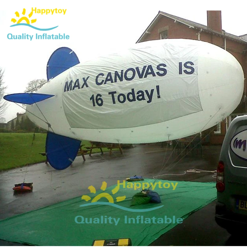 Attractive Customized Inflatable Helium Blimp For Brand Advertisement