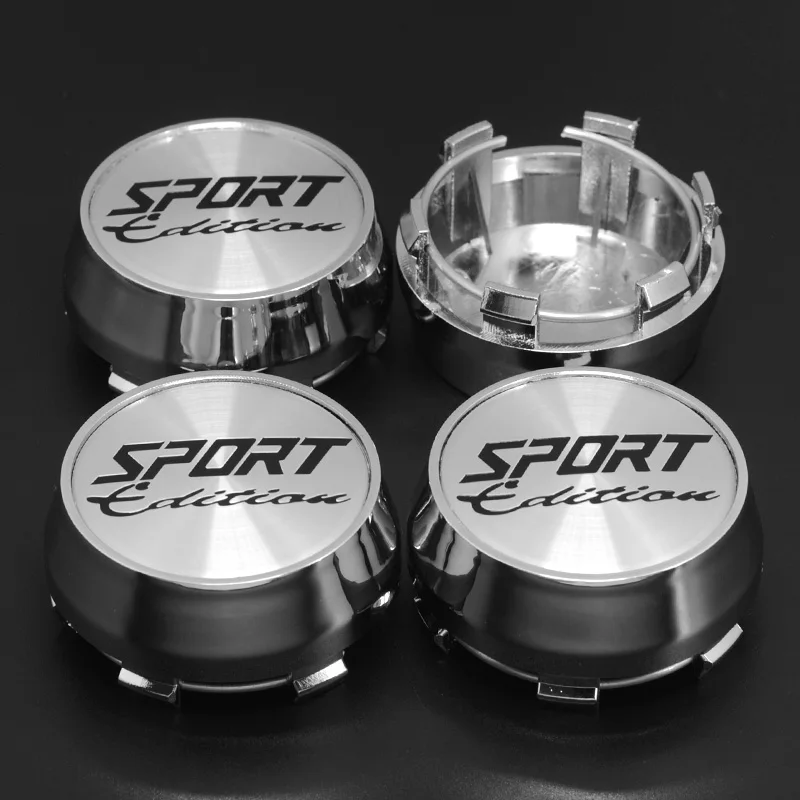 4Pcs Super Luxurious Universal 60mm Car Wheel Center Hub Caps Cover Automobile Hubcap Rim Hub Dust-proof Decoration Badge