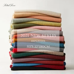 Winter Wool Knitted Scarf Warm Soft Women Keep Warm Bufandas Cachecol Cotton Scarves Men New Lady Scarf Gifts Cute Scarf