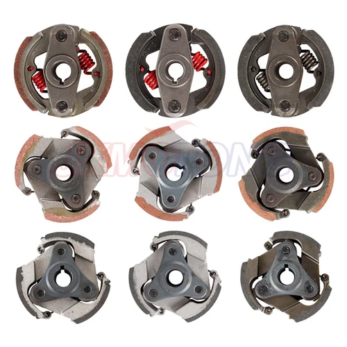 Imagen 2 del producto 2 tiempos 47cc 49cc aluminio o hierro Minimoto embrague centrífugo aleación Mini Moto Dirt Bike Atv Quad 2 resorte de zapata 3 resorte de zapata