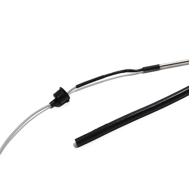 Sensor Suhu Pemanas Air Tenaga Surya Probe Level Air 30Cm 2 Core Series GB Black Rubber Side Mounting Tank Tube