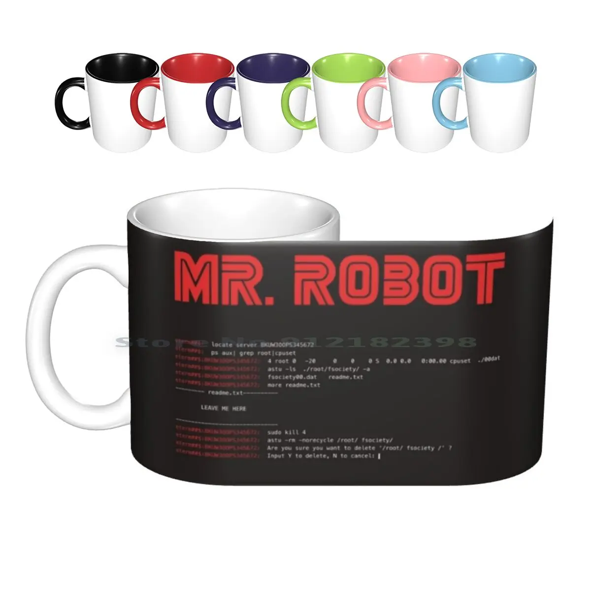 Mr Robot Fsociety00.dat Ceramic Mugs Coffee Cups Milk Tea Mug Fsociety Mr Robot Robot Society System Serie Tv Control Elliot