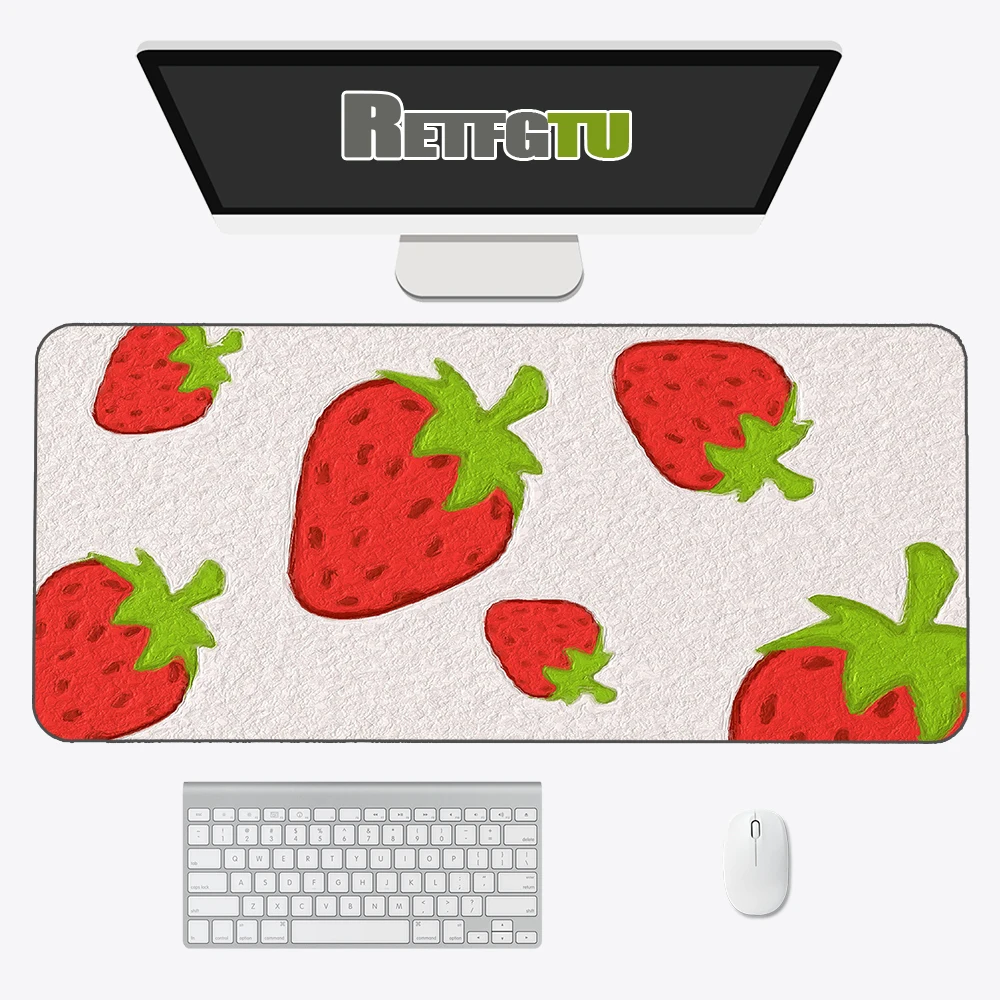 90x40cm gaming mouse pad grande mouse pad gamer computador mousepad bonito frutas mapa xxl mouse pad teclado portátil mesa