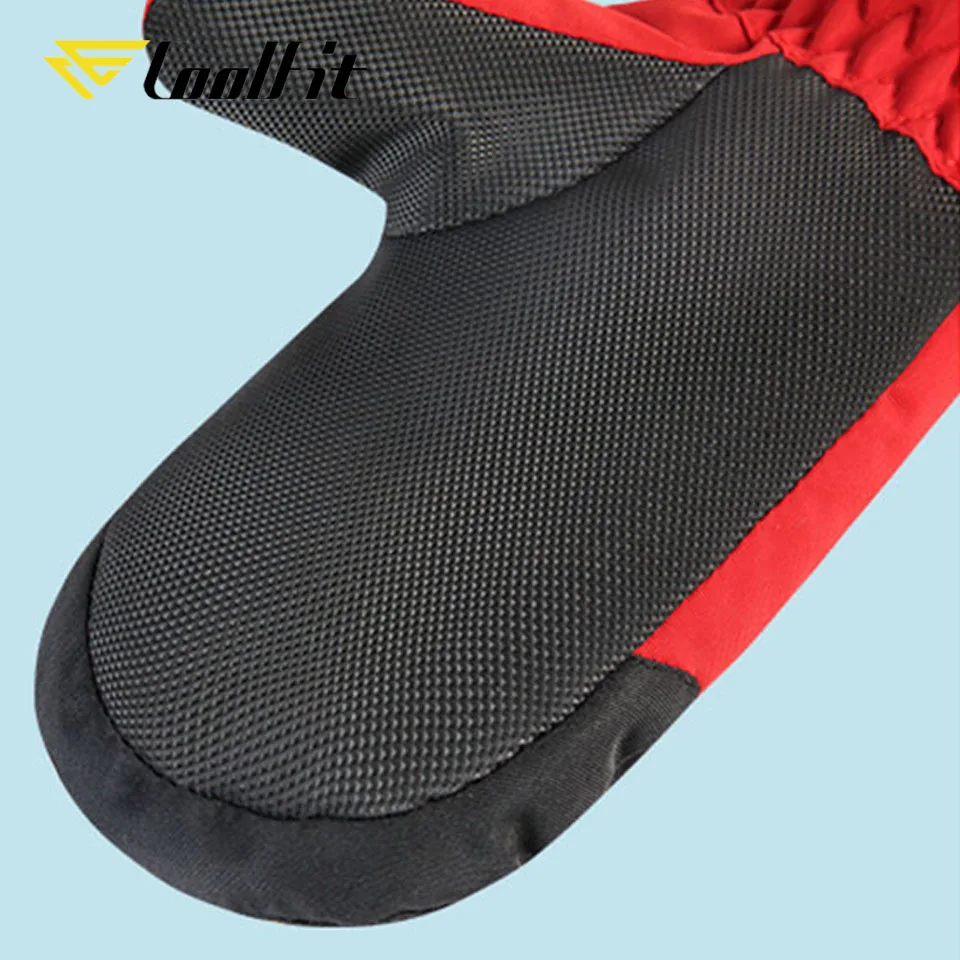 CoolFit-guantes de esquí para niños y niñas, manoplas cálidas e impermeables a prueba de viento para ciclismo, invierno, novedad