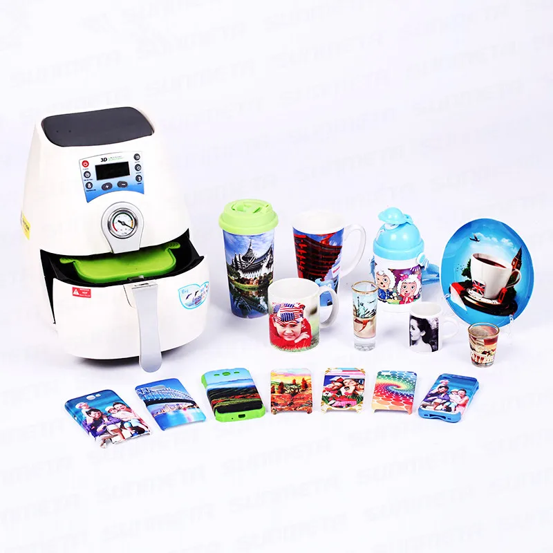Mini Small 3d Sublimation Step Vacuum Heat Press Accessories  Multifunction Printer Machine