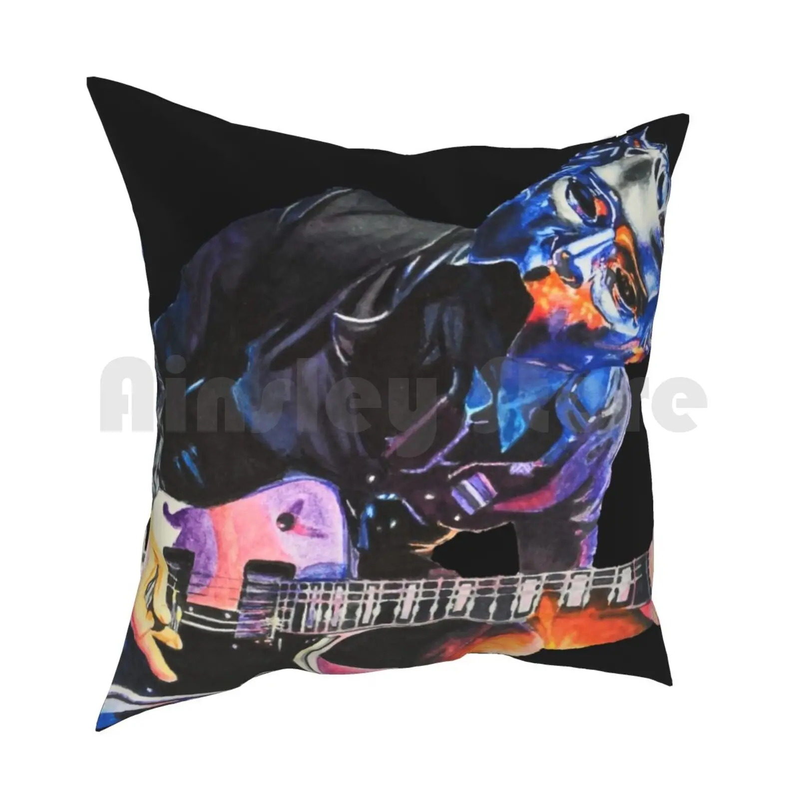 Colorful Stompy Ghoul Pillow Case Printed Home Soft DIY Pillow cover Ghost The Band Ghost Ghost B C Nameless Ghoul Fire