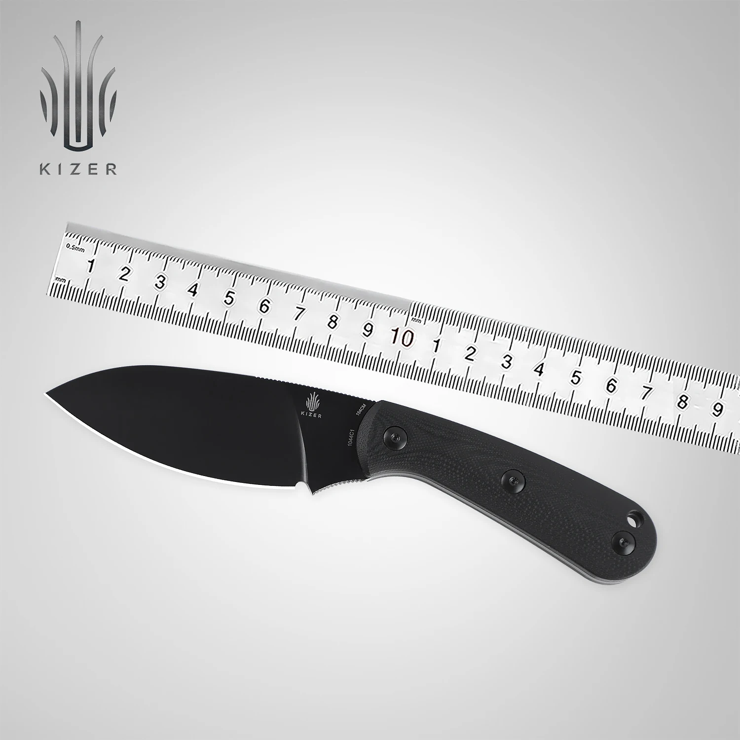 

Kizer Fixed Blade Knife 1044C1/1044C2 Baby G10 Handle Hunting Knife 154CM Durable Steel Outdoor Camping Tool